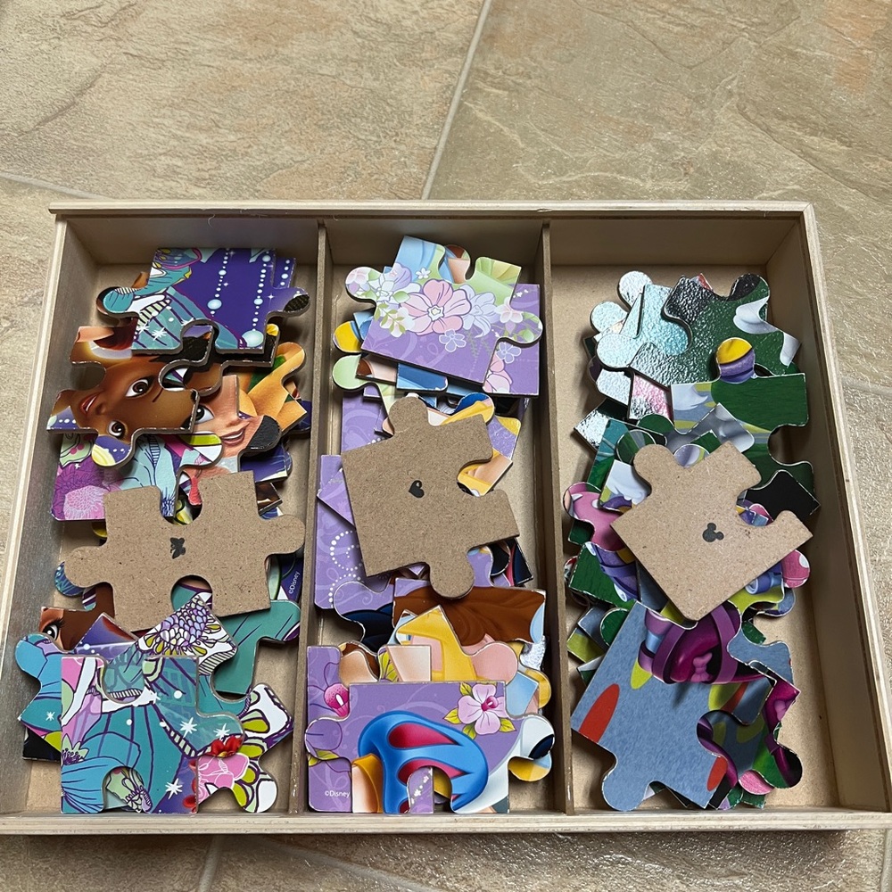 Disney Multicolor Puzzle Set for Kids
